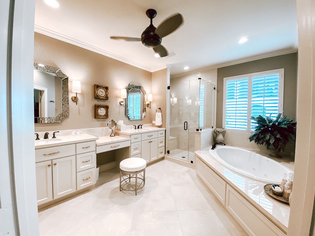Custom bathroom renovation in the San Fernando Valley