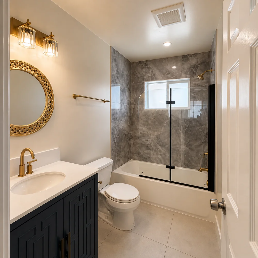 Custom ADU Construction with Contemporary Interior Finishes, Chatsworth, CA, by KM Builders