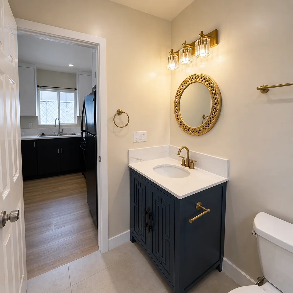 Custom ADU Construction with Contemporary Interior Finishes, Chatsworth, CA, by KM Builders
