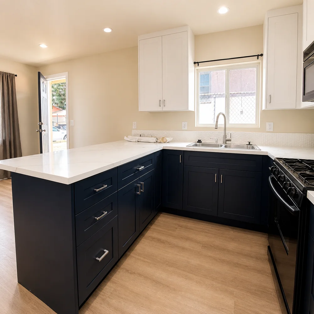 Custom ADU Construction with Contemporary Interior Finishes, Chatsworth, CA, by KM Builders