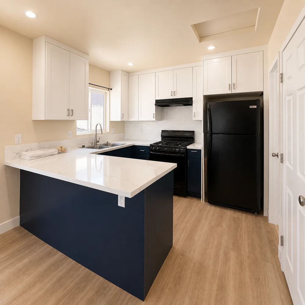 Custom ADU Construction with Contemporary Interior Finishes, Chatsworth, CA, by KM Builders