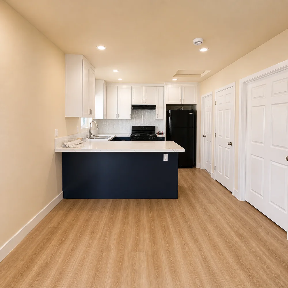 Custom ADU Construction with Contemporary Interior Finishes, Chatsworth, CA, by KM Builders