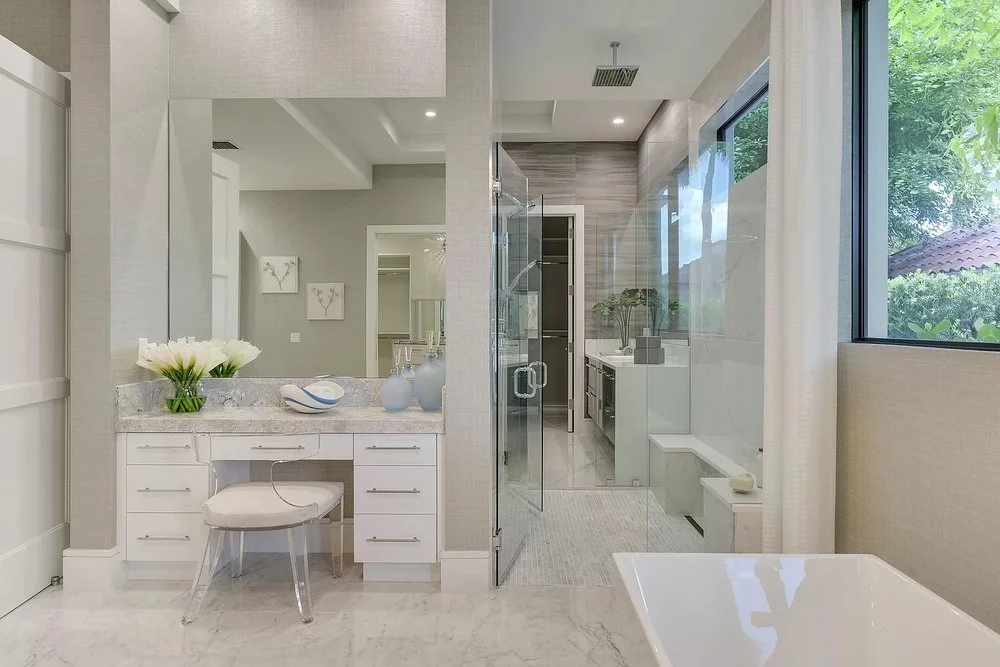 Contemporary Elegance Bathroom Remodel, West Hills, CA, by KM Builders