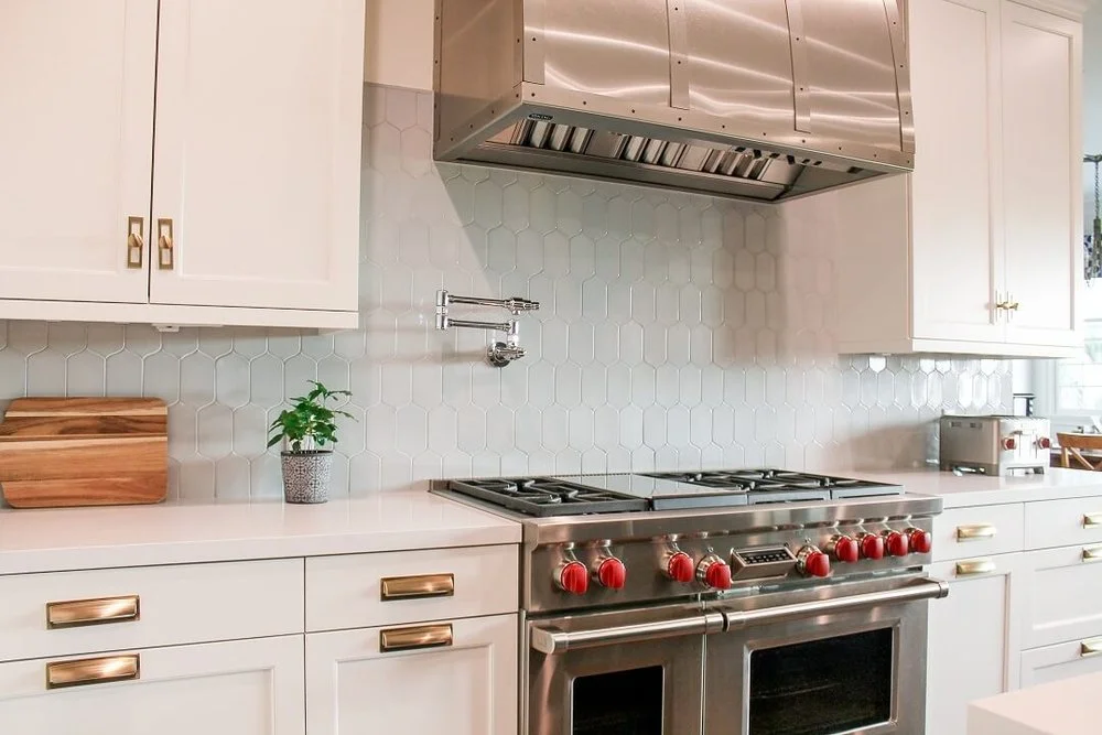 Elegant Kitchen Remodeling with Brass Accents & Modern Storage, Beverly Hills, CA, by KM Builders