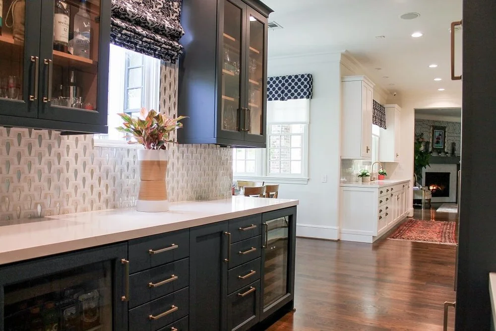 Elegant Kitchen Remodeling with Brass Accents & Modern Storage, Beverly Hills, CA, by KM Builders