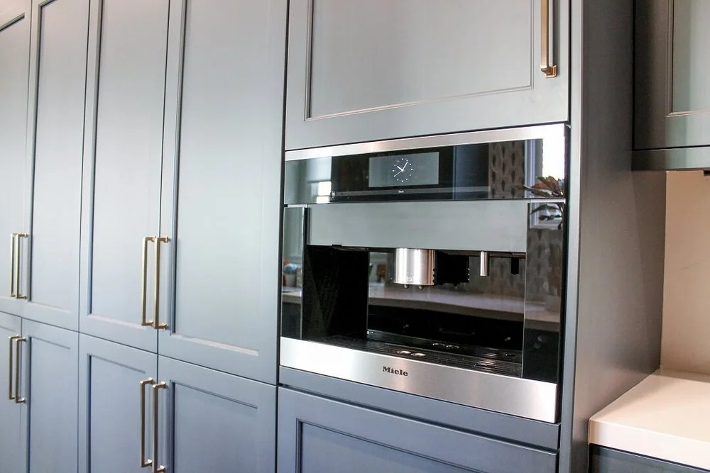 Elegant Kitchen Remodeling with Brass Accents & Modern Storage, Beverly Hills, CA, by KM Builders