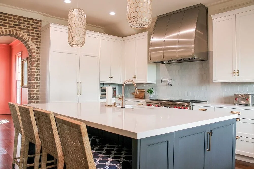 Elegant Kitchen Remodeling with Brass Accents & Modern Storage, Beverly Hills, CA, by KM Builders