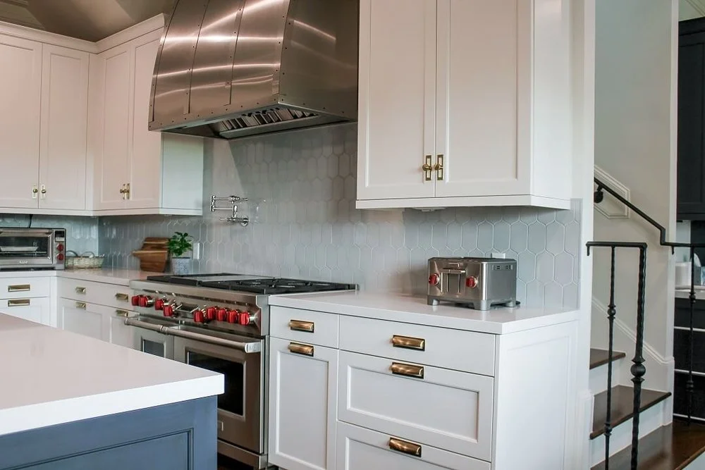 Elegant Kitchen Remodeling with Brass Accents & Modern Storage, Beverly Hills, CA, by KM Builders